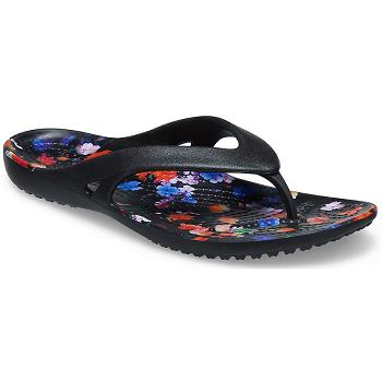 Crocs Kadee II Printed Cierne - Damske Žabky